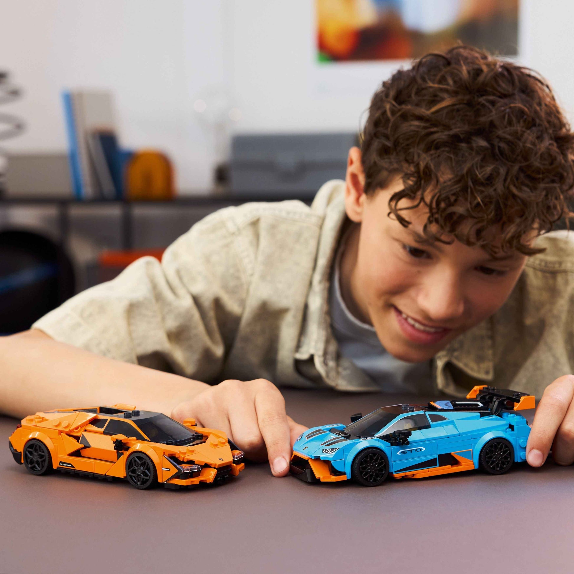 Lego Lamborghini Speed Champions: Revuelto & Huracán STO Set Toys & Games > Toys > Construction Toys > Interlocking Blocks > LEGO > LEGO Speed Champions