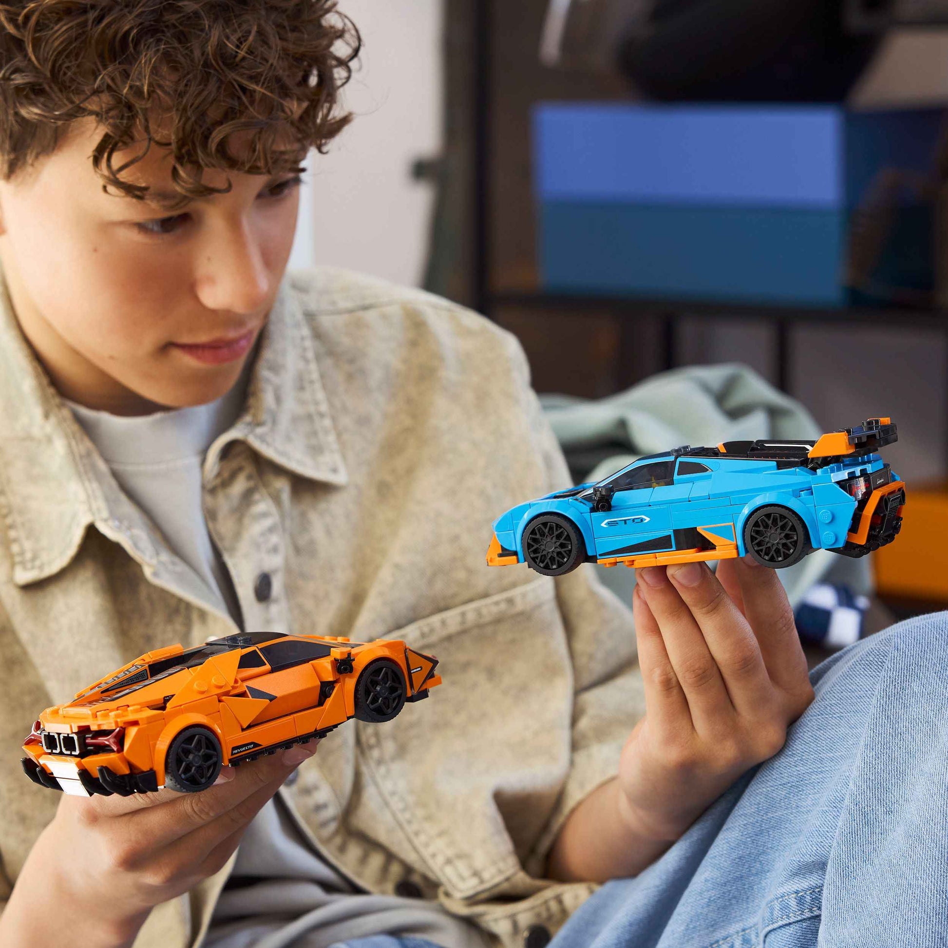 Lego Lamborghini Speed Champions: Revuelto & Huracán STO Set Toys & Games > Toys > Construction Toys > Interlocking Blocks > LEGO > LEGO Speed Champions
