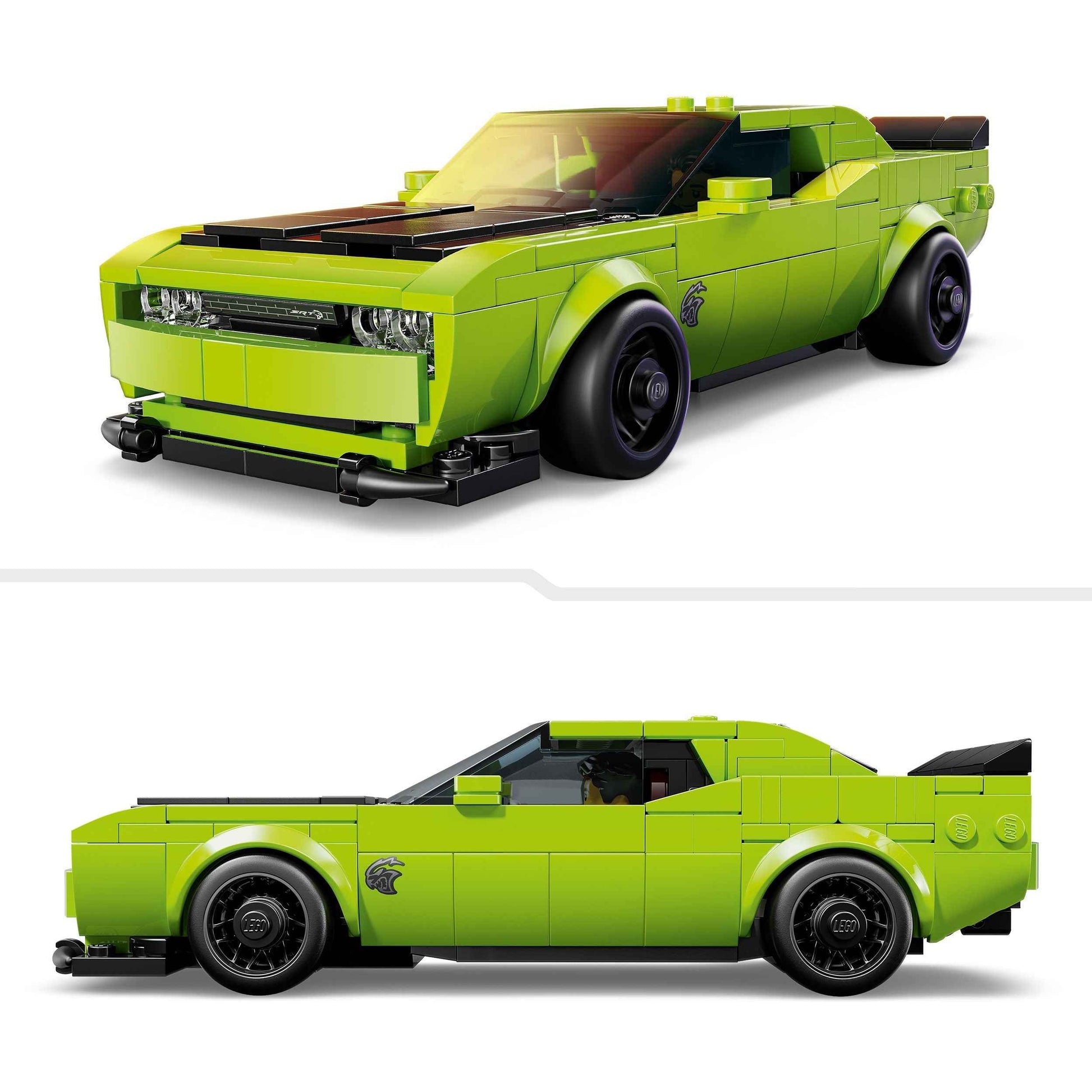 Lego Dodge Challenger SRT Hellcat Speed Champions Car Set Toys & Games > Toys > Construction Toys > Interlocking Blocks > LEGO > LEGO Speed Champions