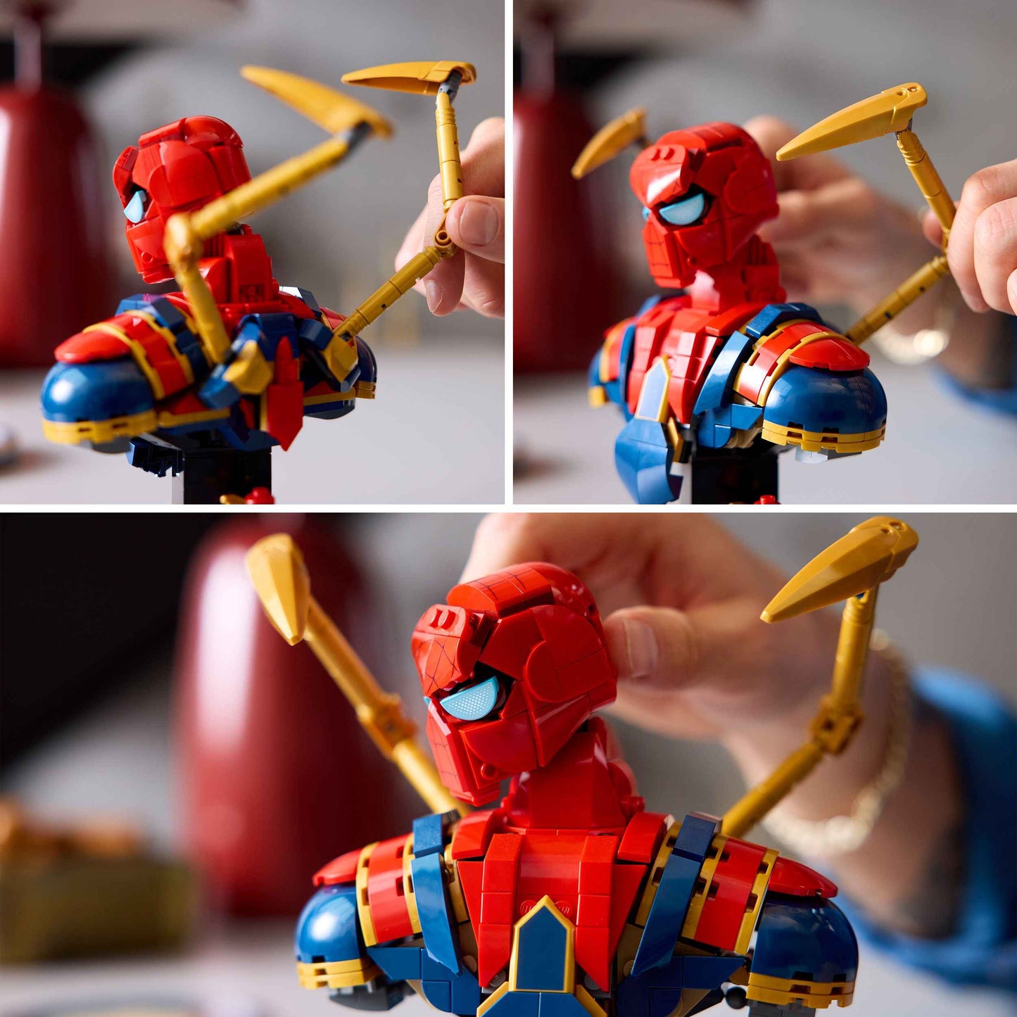 Lego Marvel Iron Spider-Man Bust Collectable Toys & Games > Toys > Construction Toys > Interlocking Blocks > LEGO > Other LEGO Sets