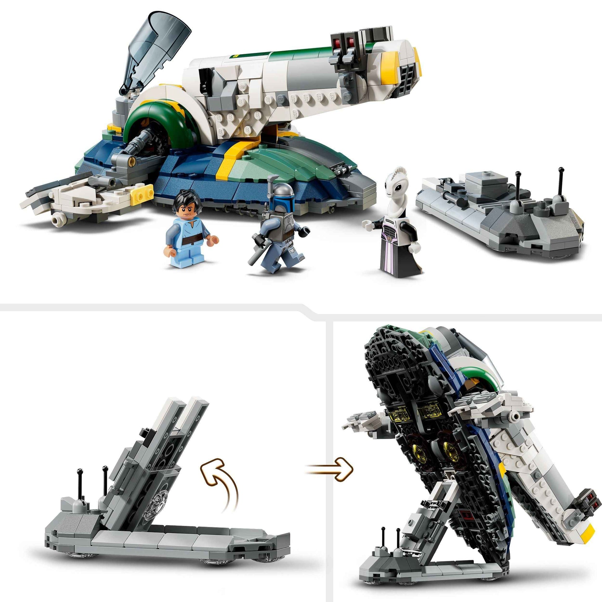 Lego Star Wars Jango Fett's Starship Buildable Playset for Ultimate Galactic Adventures Toys & Games > Toys > Construction Toys > Interlocking Blocks > LEGO > LEGO Star Wars