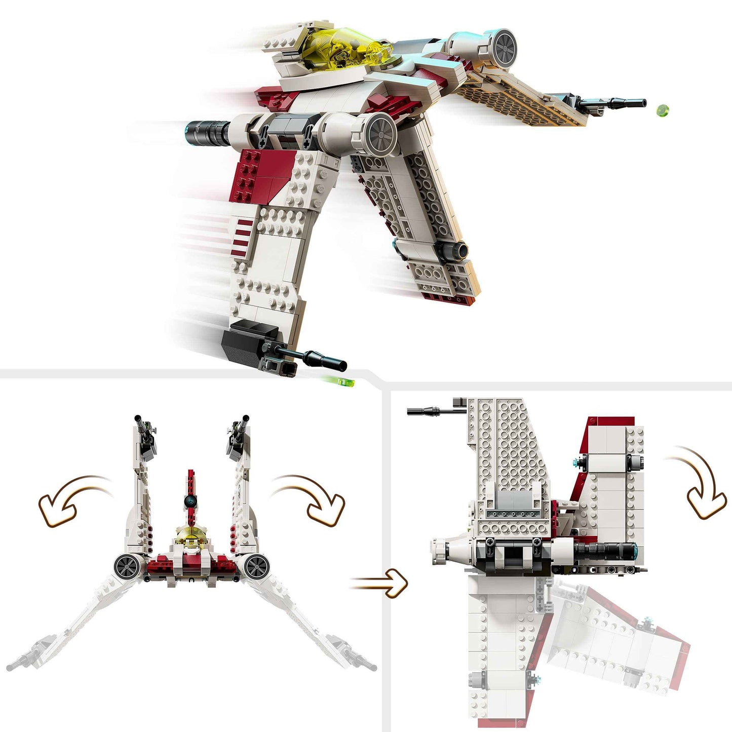 Lego Star Wars V-19 Torrent Starfighter Buildable Set for Ultimate Galactic Adventures Toys & Games > Toys > Construction Toys > Interlocking Blocks > LEGO > LEGO Star Wars