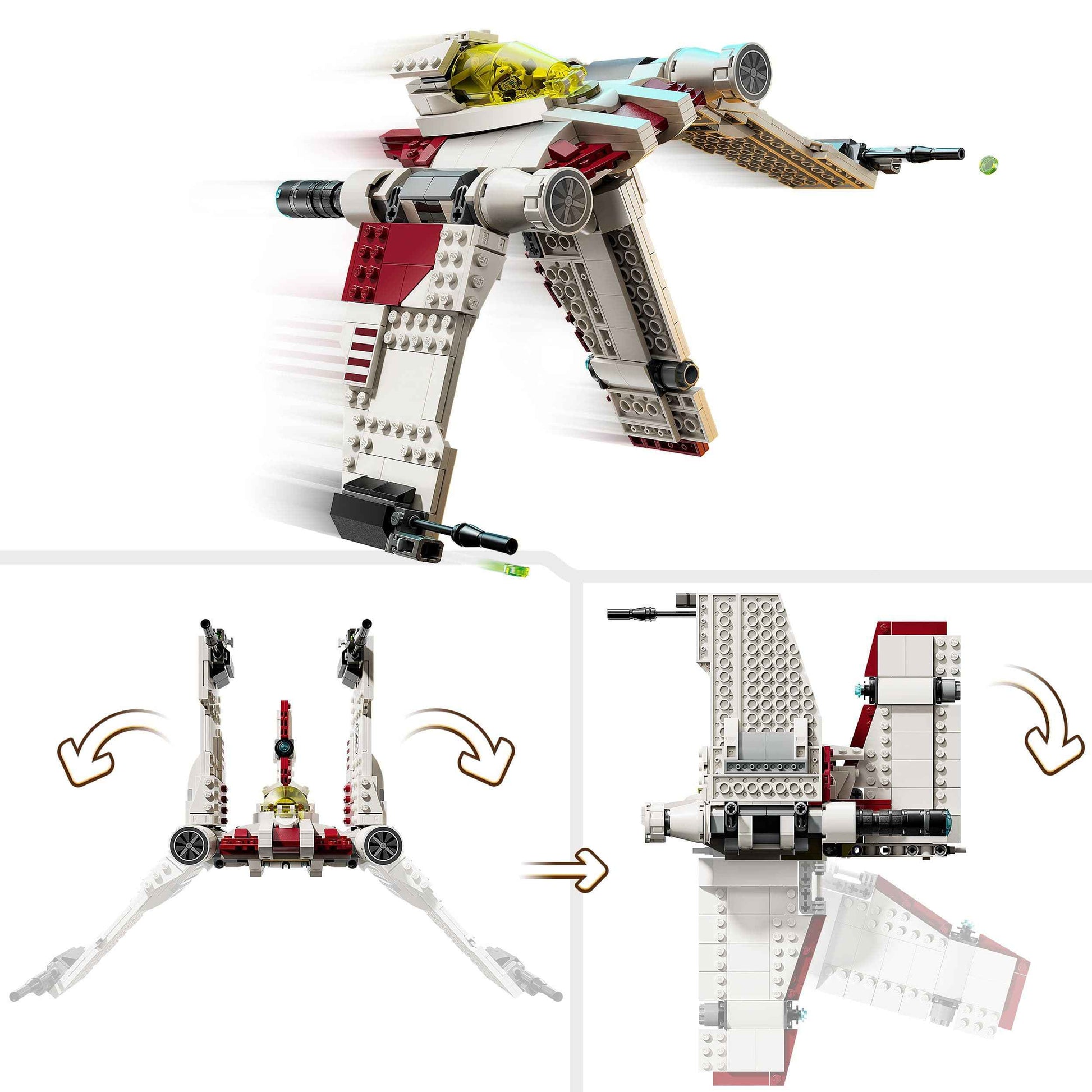Lego Star Wars V-19 Torrent Starfighter Buildable Set for Ultimate Galactic Adventures Toys & Games > Toys > Construction Toys > Interlocking Blocks > LEGO > LEGO Star Wars