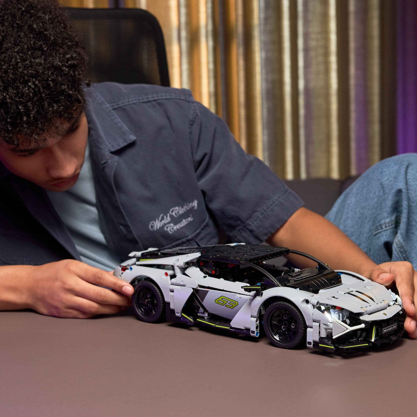 Lego Technic Lamborghini Revuelto Super Sports Car Toys & Games > Toys > Construction Toys > Interlocking Blocks > LEGO > LEGO Technic