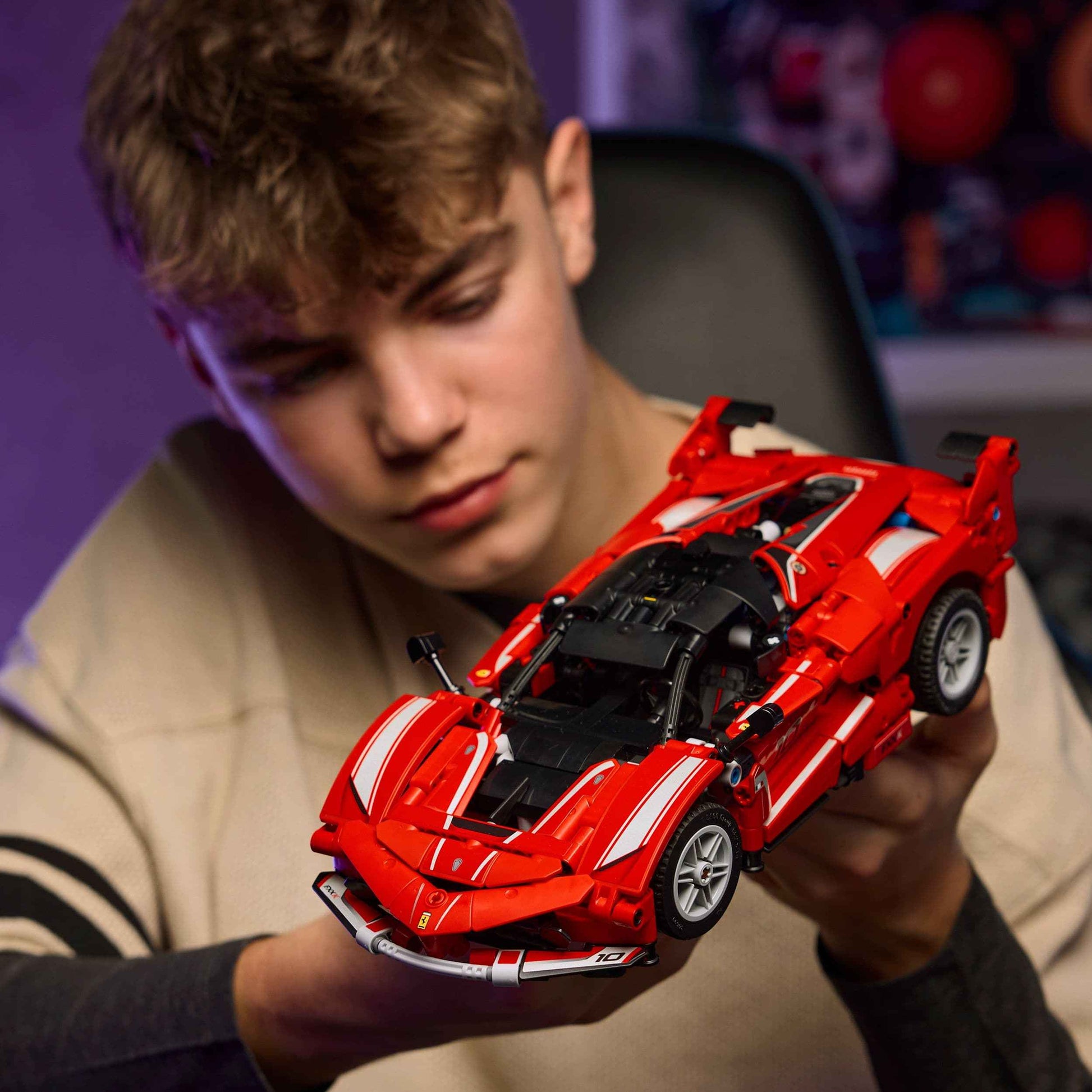 Lego Technic Ferrari FXX K Buildable Car Playset Toys & Games > Toys > Construction Toys > Interlocking Blocks > LEGO > LEGO Technic