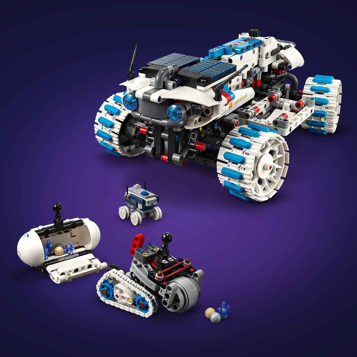 Lego Technic Lunar Outpost Rover Moon Vehicle for Space Exploration Toys & Games > Toys > Construction Toys > Interlocking Blocks > LEGO > LEGO Technic
