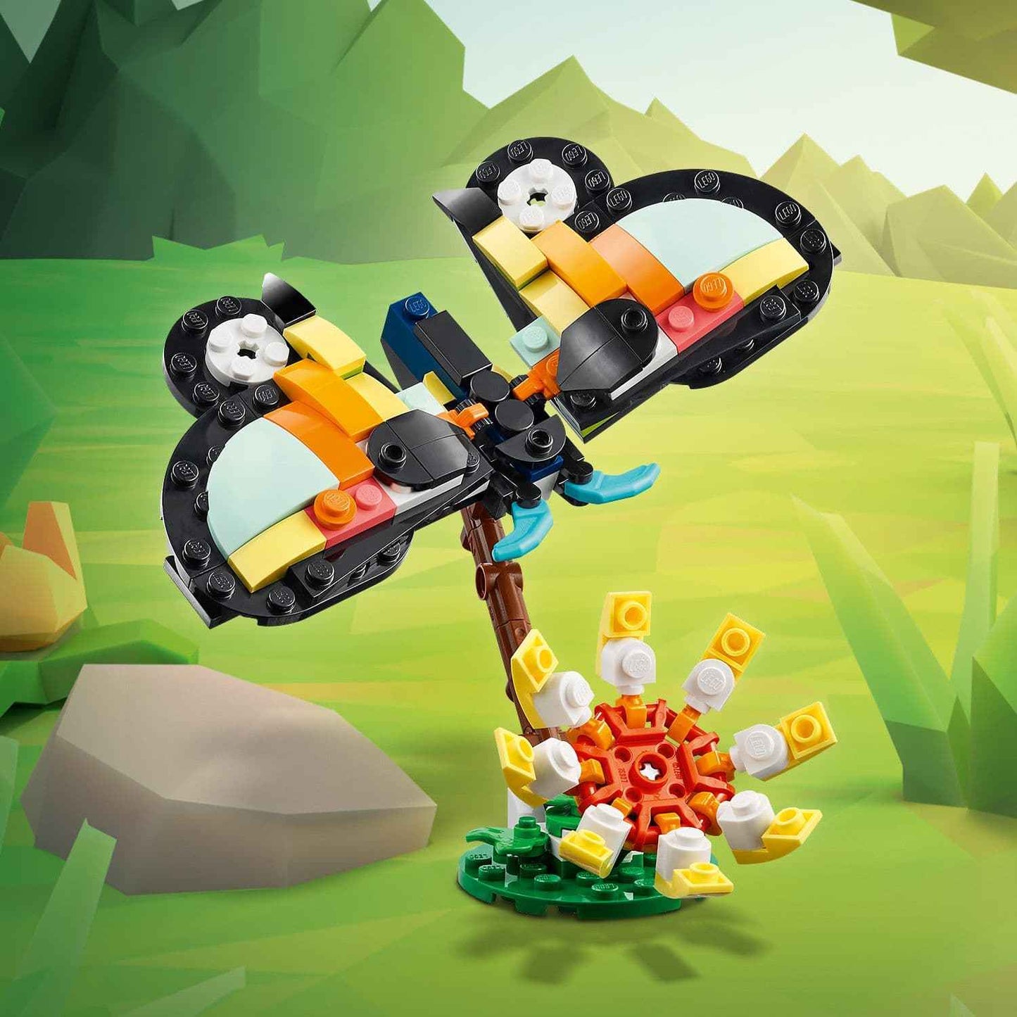Lego Creator Tropical Toucan: Build Your Own Wild Animal Adventure Toys & Games > Toys > Construction Toys > Interlocking Blocks > LEGO > LEGO Creator