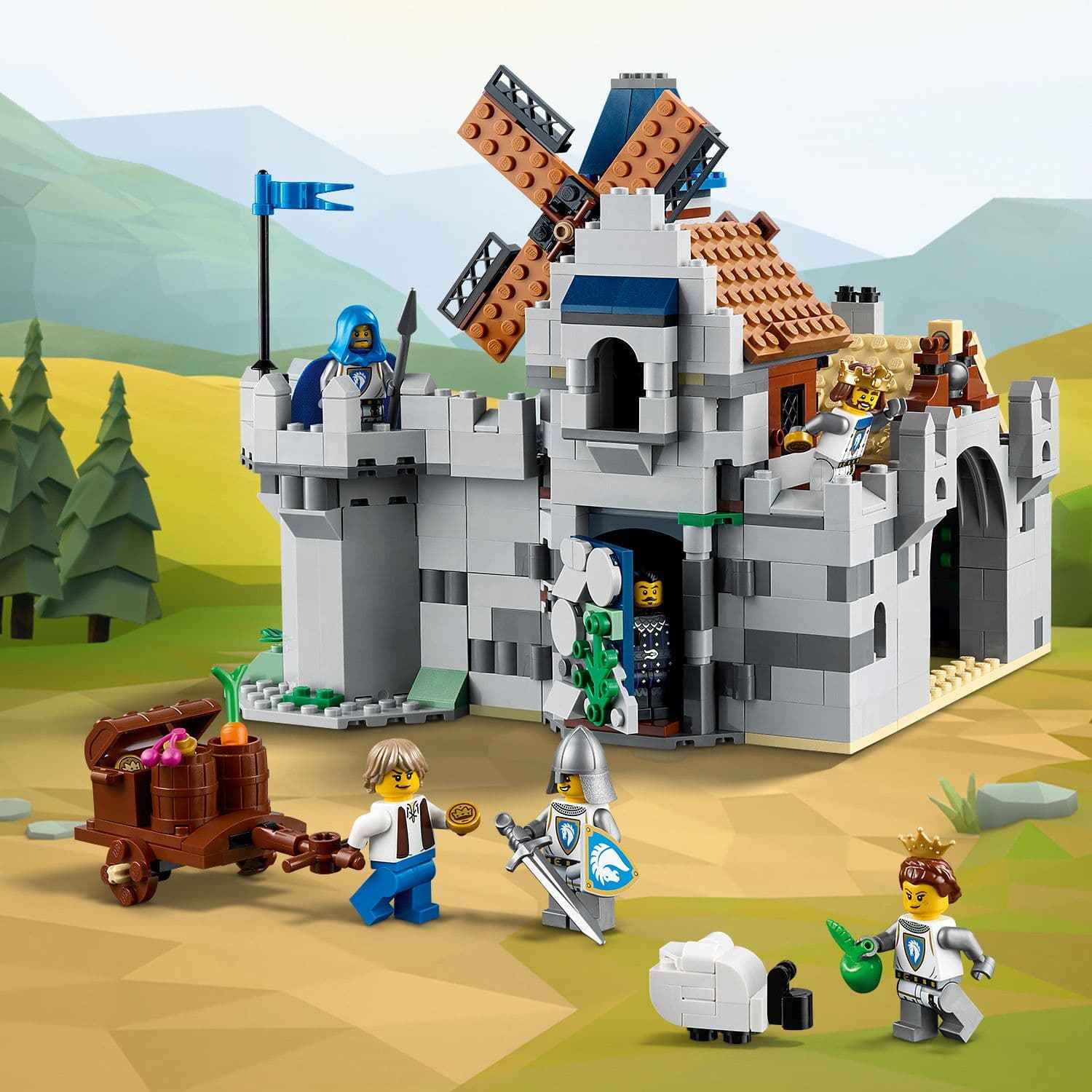 Lego Medieval Castle Set - Creator Medieval Horse Knight Castle Toys & Games > Toys > Construction Toys > Interlocking Blocks > LEGO > LEGO Creator