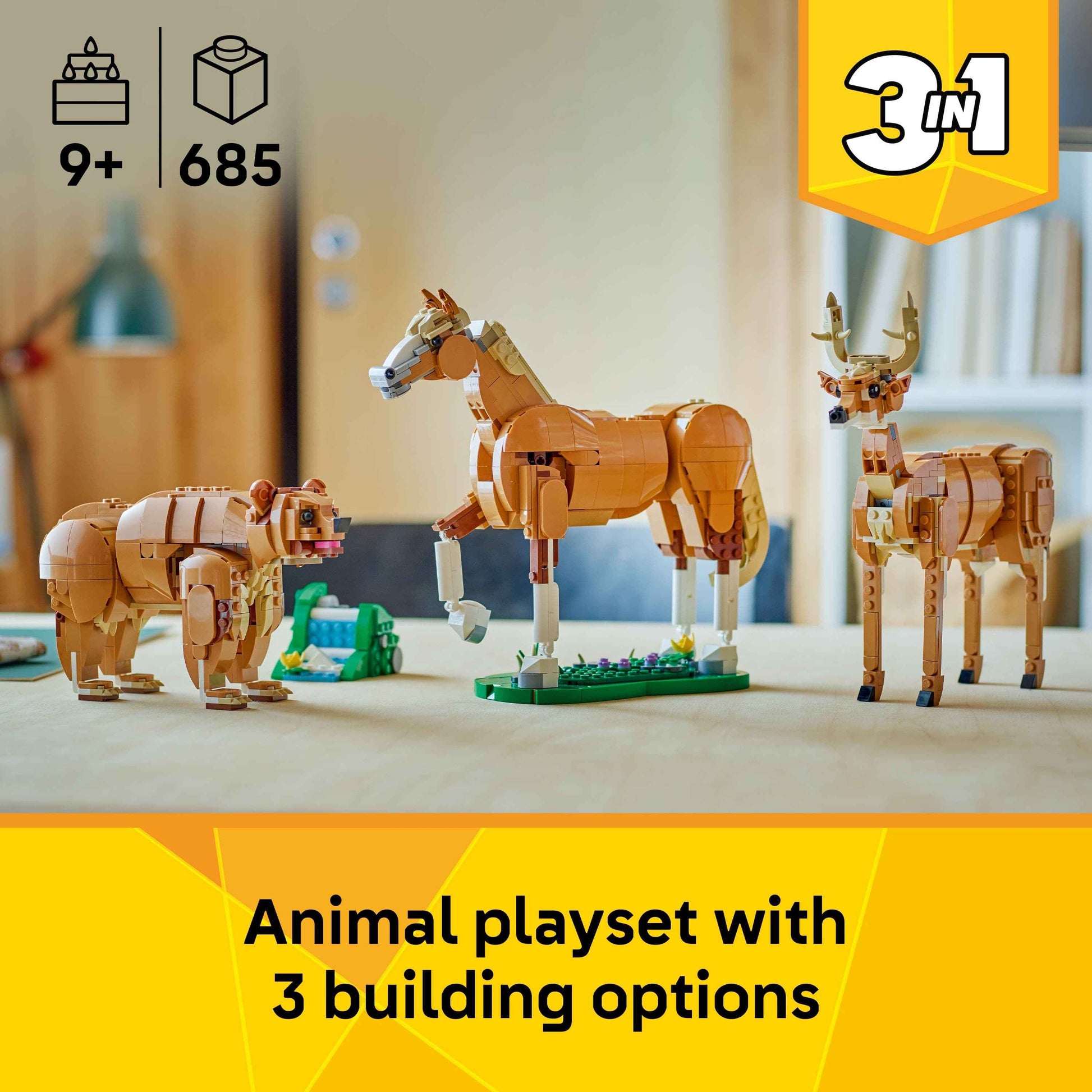 Lego Creator Beautiful Horse Rebuildable Set - Ultimate Lego Horse Building Set Toys & Games > Toys > Construction Toys > Interlocking Blocks > LEGO > LEGO Creator