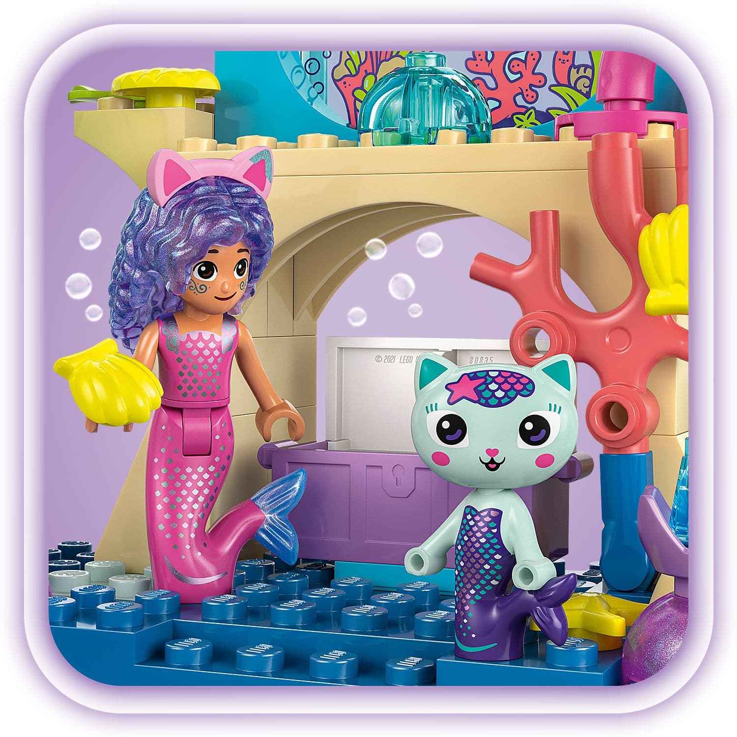 Lego Gabby's Aquarium Adventure - Explore the Magical Underwater Realm Toys & Games > Toys > Construction Toys > Interlocking Blocks > LEGO > LEGO Gabby's Dollhouse