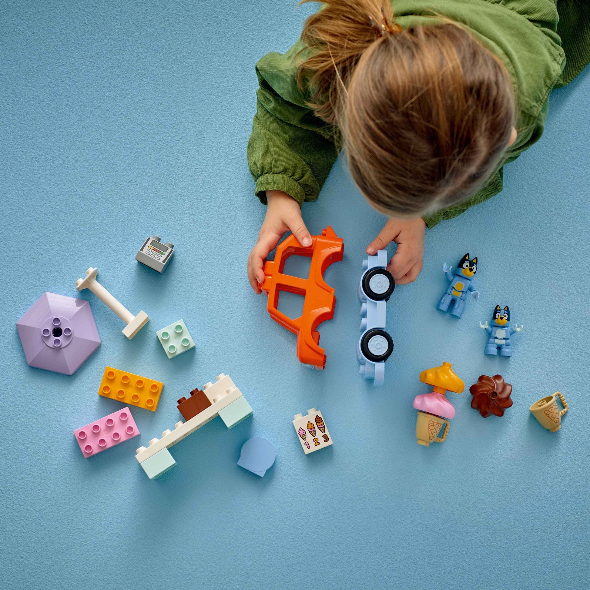 Duplo Bluey Ice Cream Trip Set Toys & Games > Toys > Construction Toys > Interlocking Blocks > LEGO > LEGO Duplo