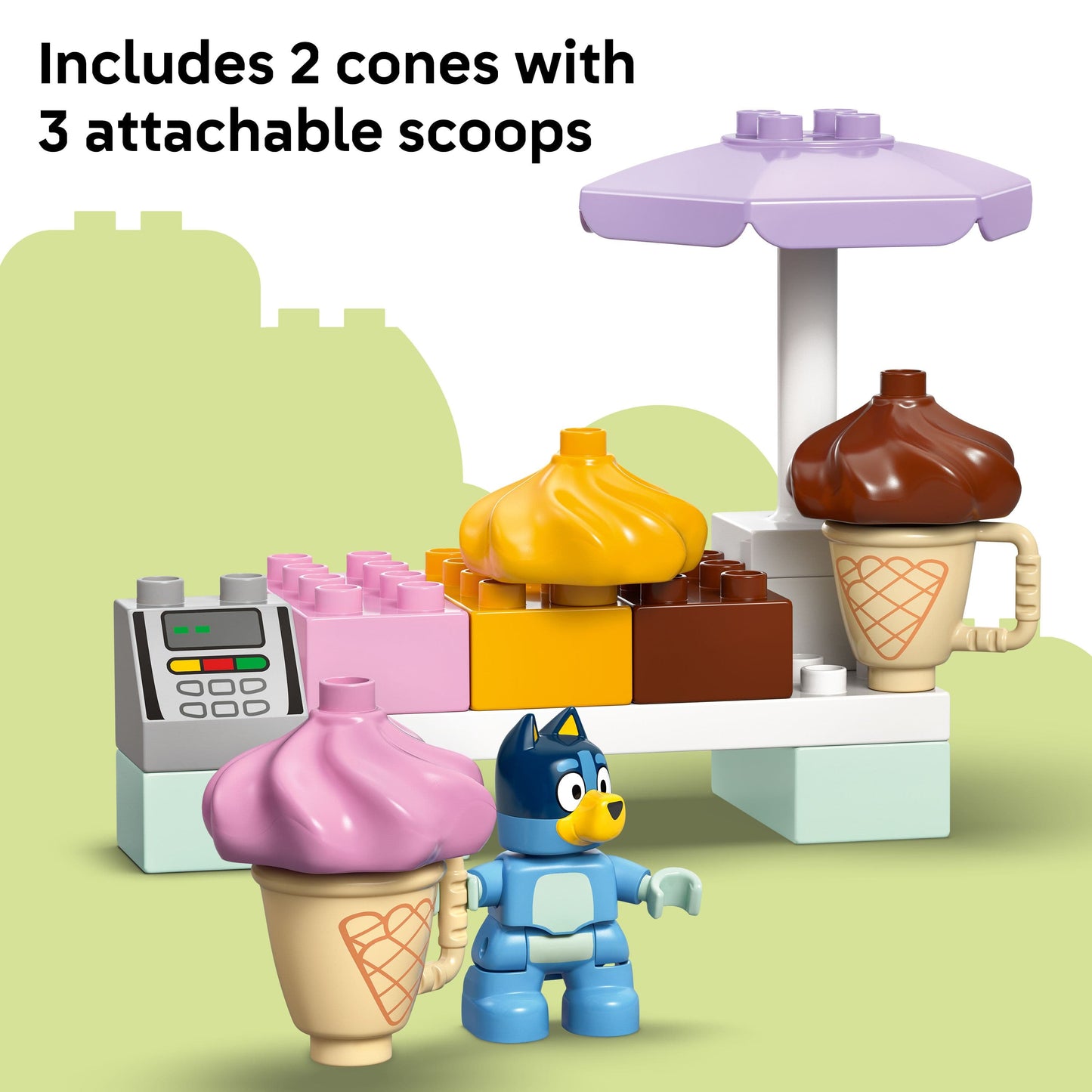 Duplo Bluey Ice Cream Trip Set Toys & Games > Toys > Construction Toys > Interlocking Blocks > LEGO > LEGO Duplo
