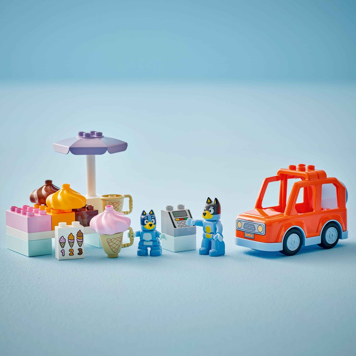 Duplo Bluey Ice Cream Trip Set Toys & Games > Toys > Construction Toys > Interlocking Blocks > LEGO > LEGO Duplo