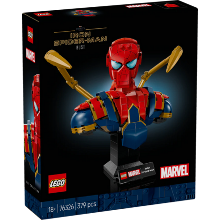 Lego Marvel Iron Spider-Man Bust Collectable Toys & Games > Toys > Construction Toys > Interlocking Blocks > LEGO > Other LEGO Sets
