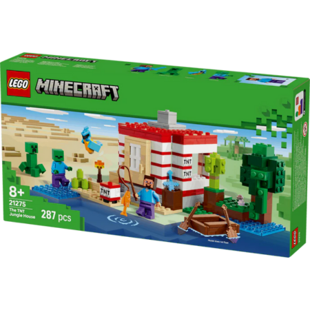 Lego Minecraft TNT Jungle House Playset for Adventurous Builders Toys & Games > Toys > Construction Toys > Interlocking Blocks > LEGO > LEGO Minecraft