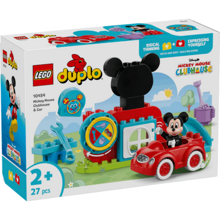 Duplo Mickey Mouse Clubhouse & Car Toys & Games > Toys > Construction Toys > Interlocking Blocks > LEGO > LEGO Duplo