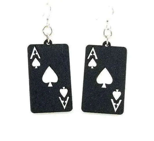 Ace of Spade Earrings - Stylish Statement Jewelry Earrings