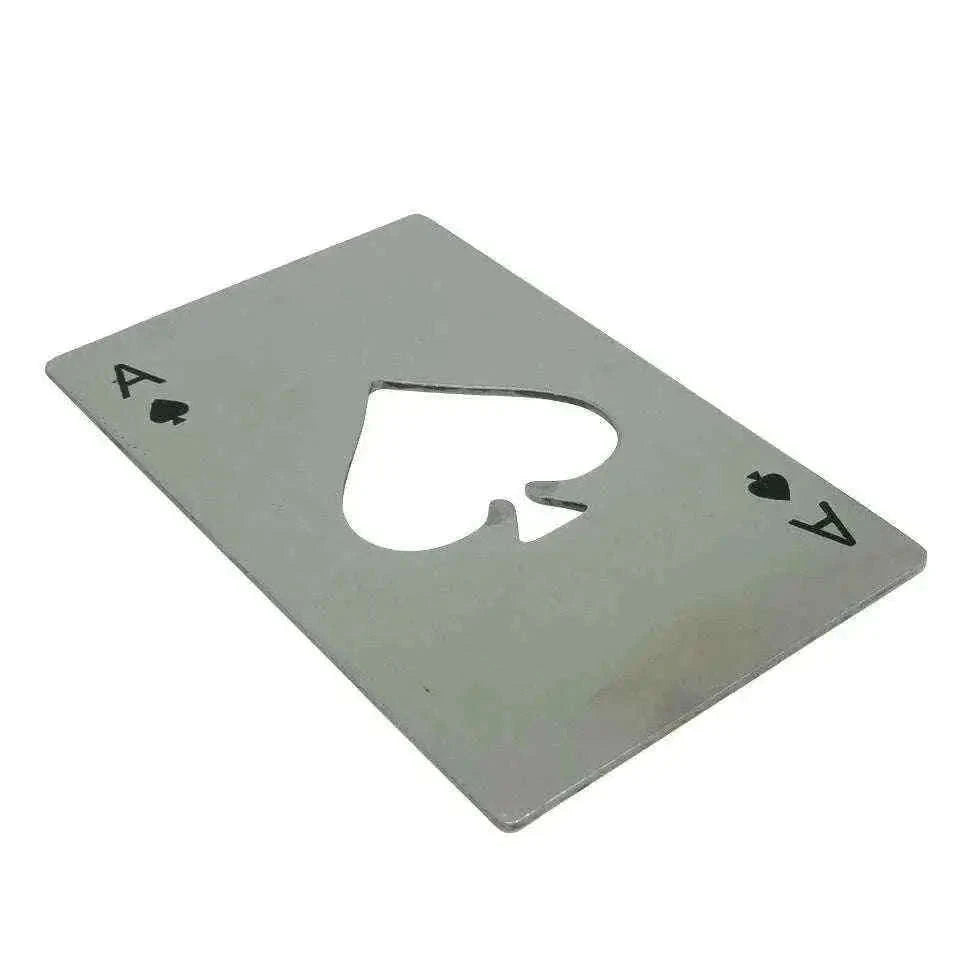 Ace of Spades Bottle Opener - Stylish and Unique Bar Accessory Jewelry & Watches