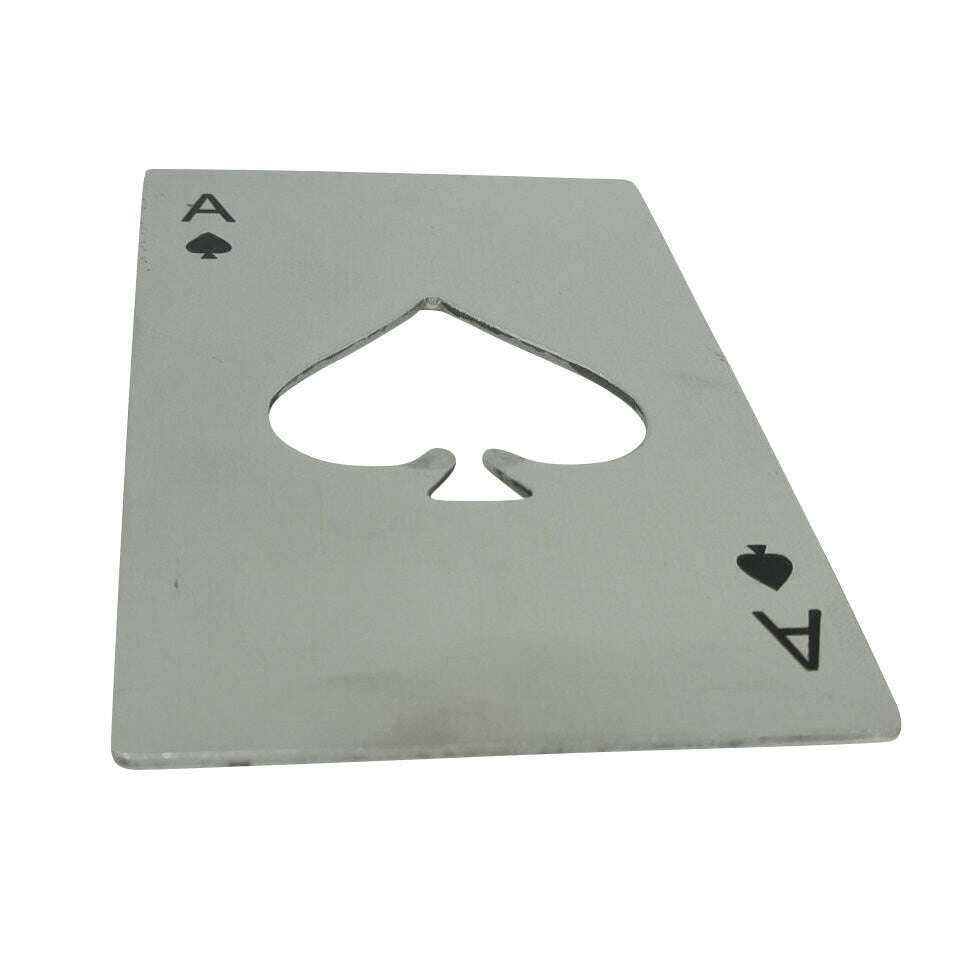 Ace of Spades Bottle Opener - Stylish and Unique Bar Accessory Jewelry & Watches