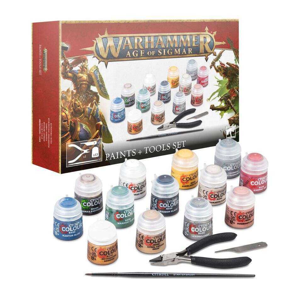 AGE OF SIGMAR PAINTS+TOOLS