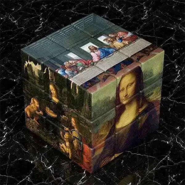 Artist Inspired Rubik's Cube - A Creative Twist on the Classic Puzzle Home & Garden