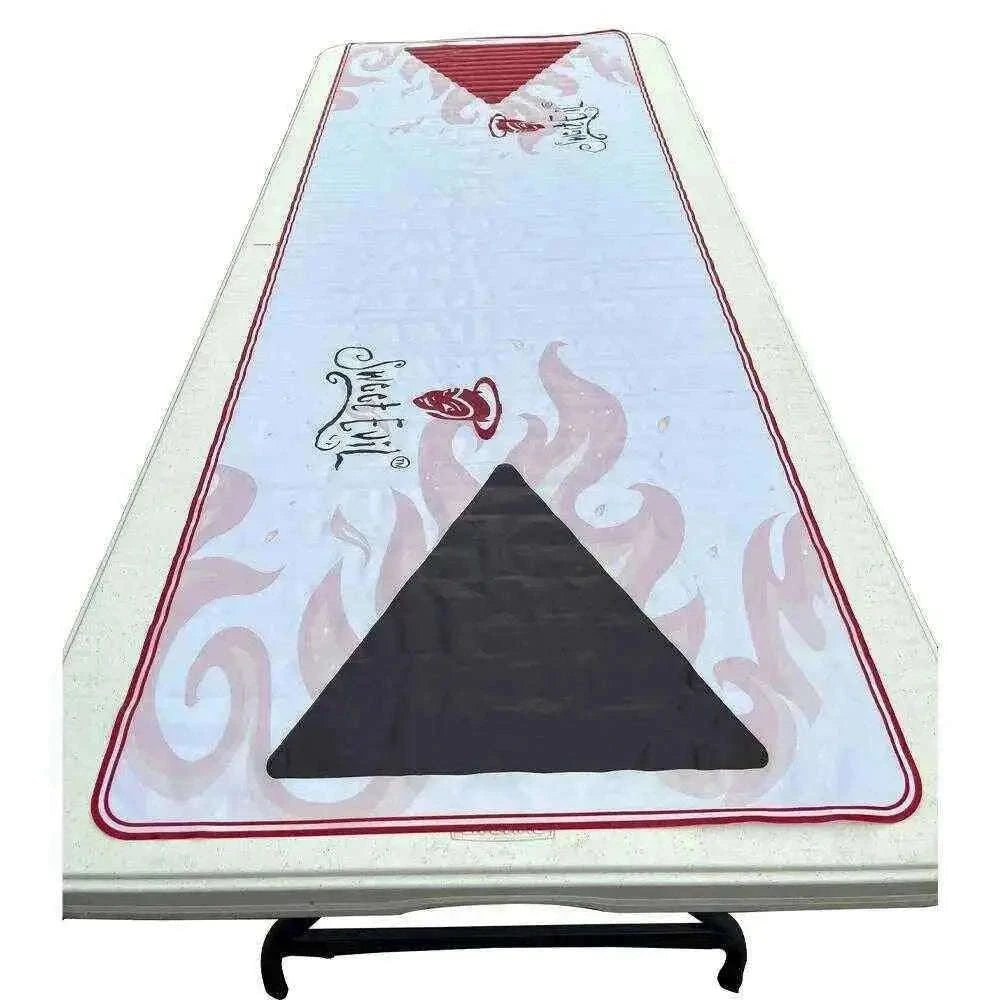 Beer Pong Table Mat Drinking Game - Strip Beer Pong Home & Garden