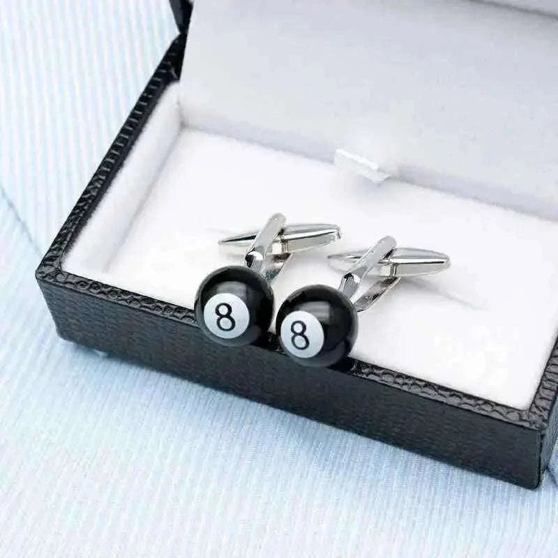 Billiards Cufflinks for Stylish Pool Enthusiasts Cufflinks