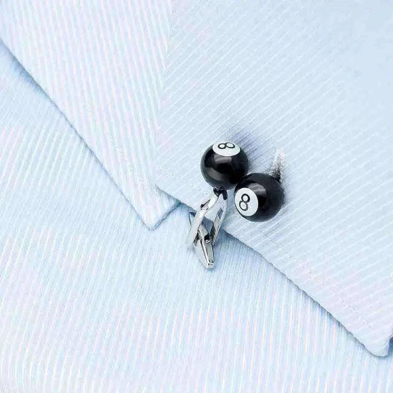 Billiards Cufflinks for Stylish Pool Enthusiasts Cufflinks