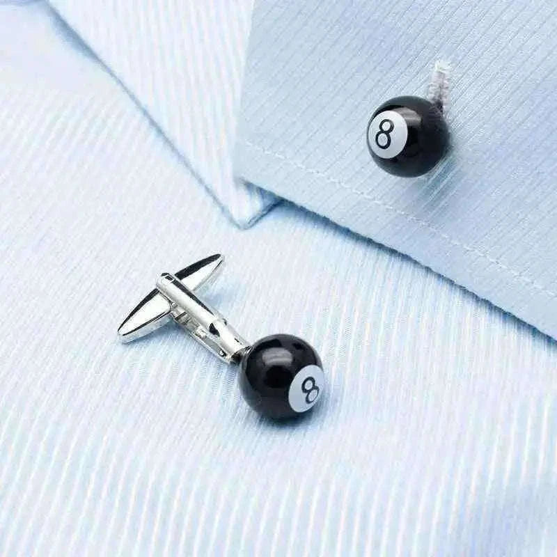Billiards Cufflinks for Stylish Pool Enthusiasts Cufflinks