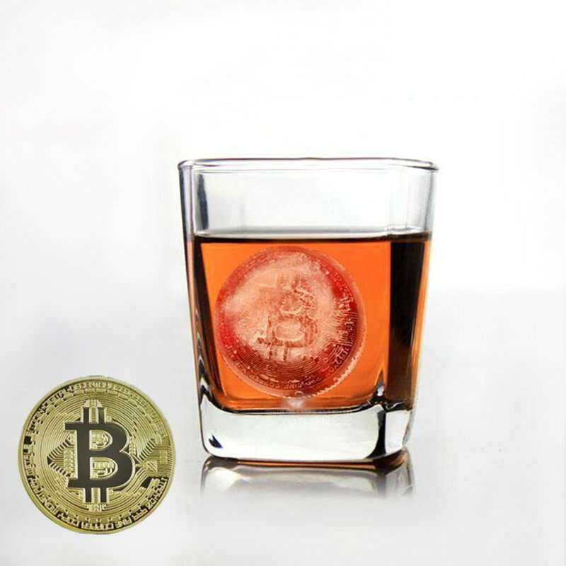 Bitcoin Ice Tray for Perfect Cryptocurrency-Themed Ice Cubes Kitchen