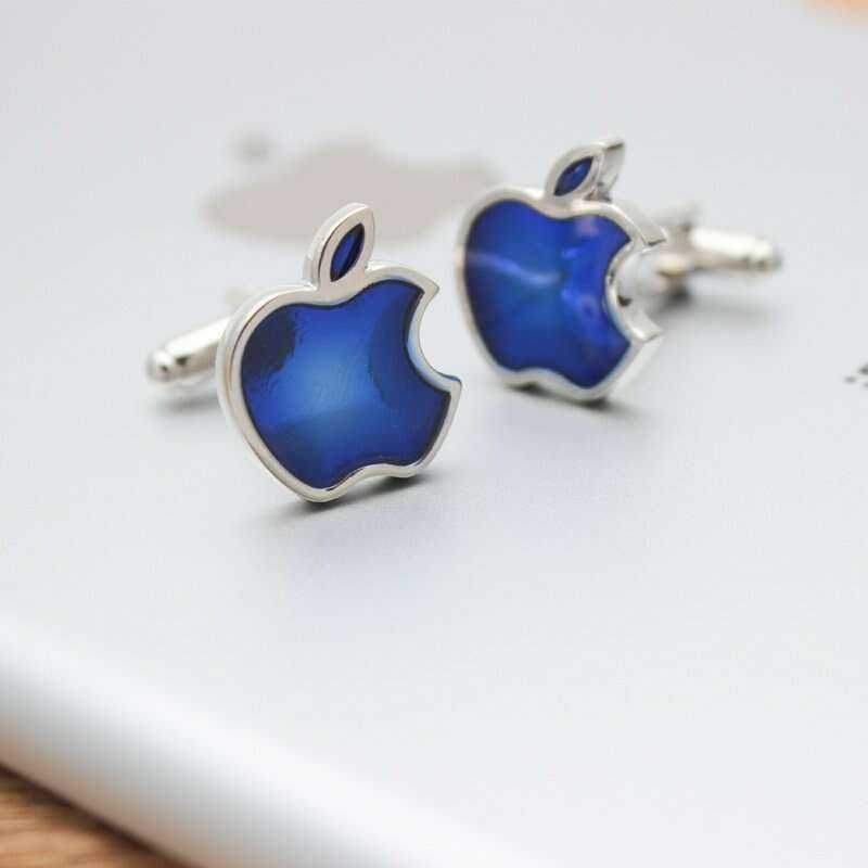 Blue Apple Cufflinks for Stylish Elegance Cufflinks