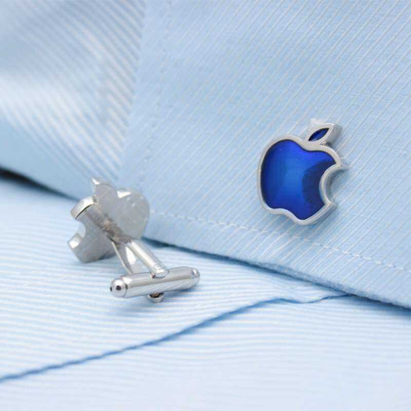 Blue Apple Cufflinks for Stylish Elegance Cufflinks