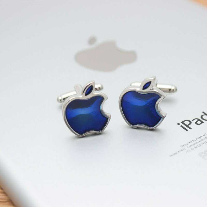 Blue Apple Cufflinks for Stylish Elegance Cufflinks