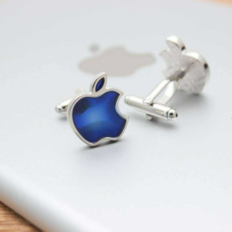 Blue Apple Cufflinks for Stylish Elegance Cufflinks
