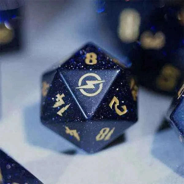 Blue Gaming Dice for Epic Role-Playing Adventures Home & Garden