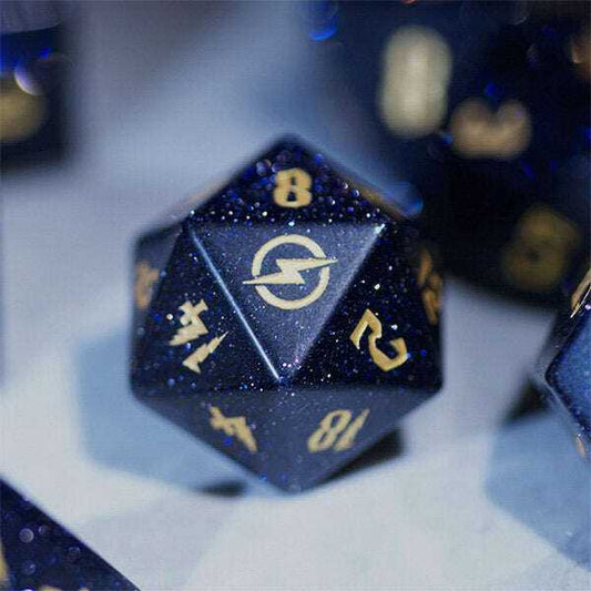 Blue Gaming Dice for Epic Role-Playing Adventures Home & Garden