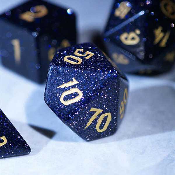 Blue Gaming Dice for Epic Role-Playing Adventures Home & Garden