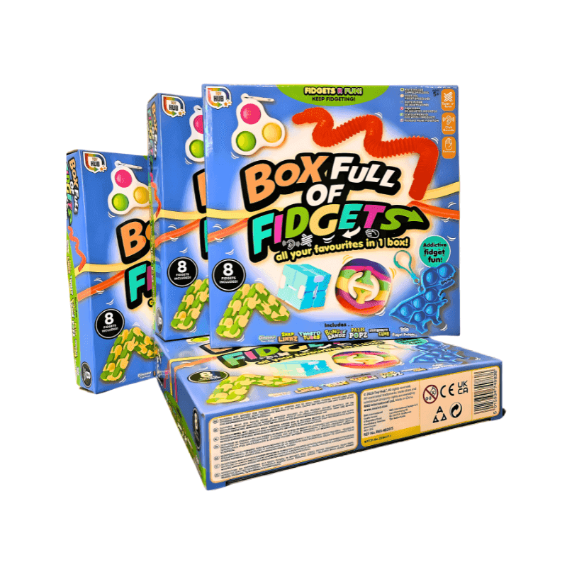 Box Full Of Fidgets for Stress Relief and Mindfulness Activities Fidget Toys