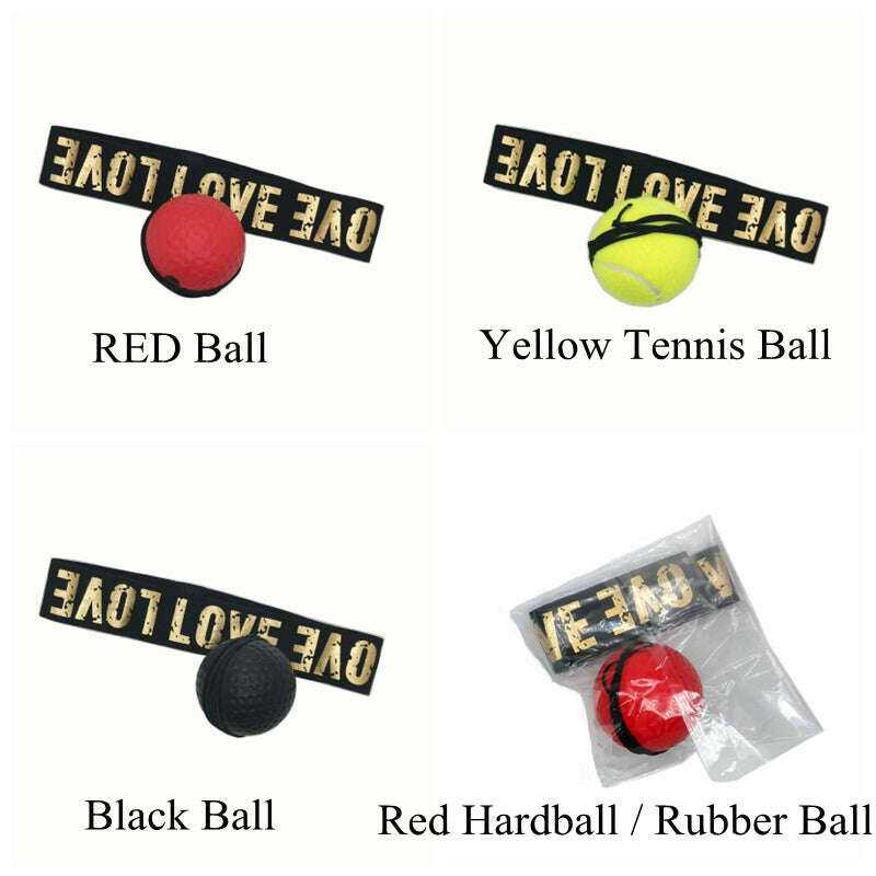 Boxing Reflex Ball Speed Ball with Headband Sports & Outdoors