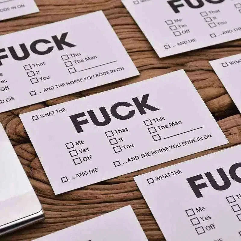 "Check All That Applies" Mini Cards Home Decor