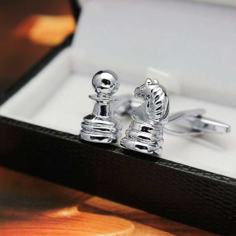 Chess Cufflinks for Stylish Chess Enthusiasts Cufflinks