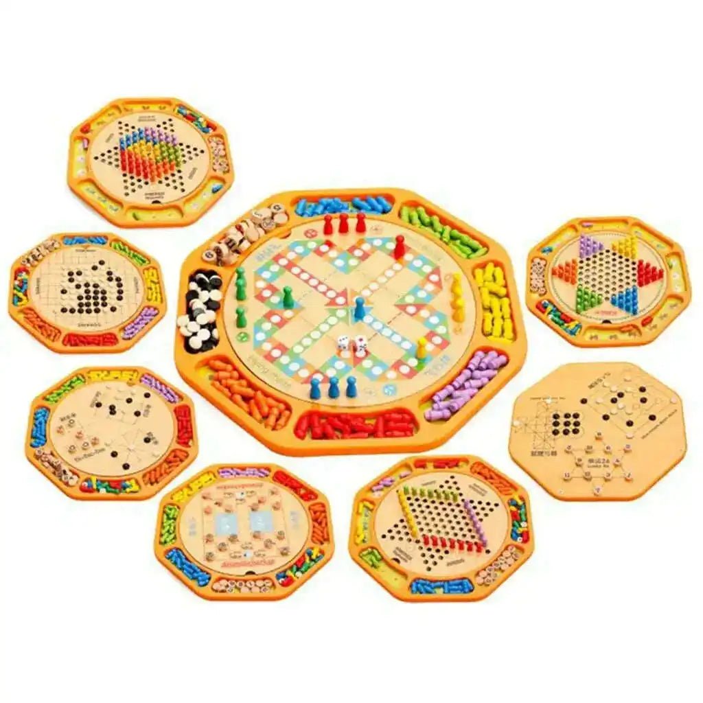 Chinese Checkers Flying Chess for Kids - Cute Pet Cognitive Ability Game