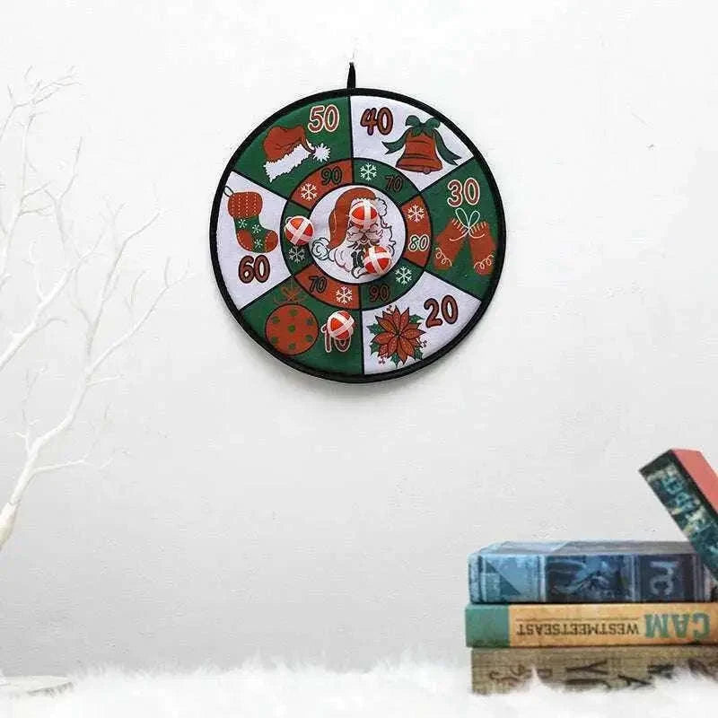 Christmas Ornament Toy Dart Board for Festive Fun 0