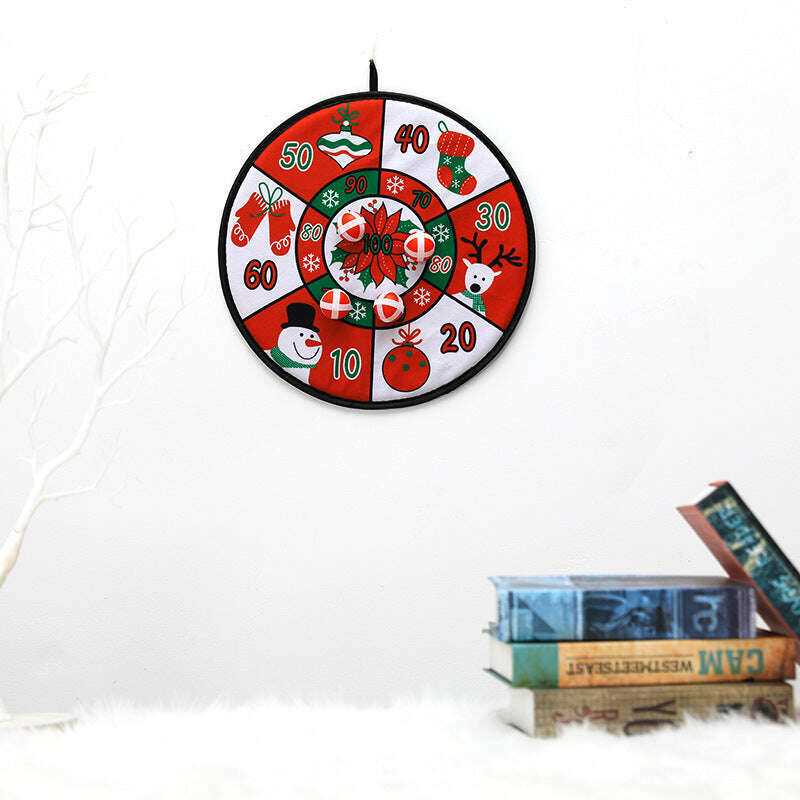 Christmas Ornament Toy Dart Board for Festive Fun B 0