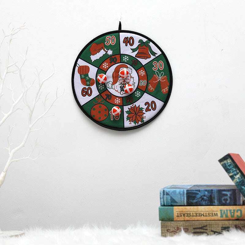 Christmas Ornament Toy Dart Board for Festive Fun A 0