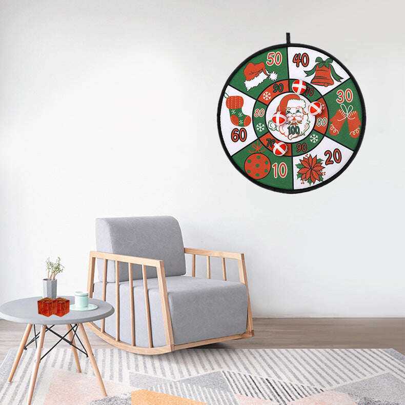 Christmas Ornament Toy Dart Board for Festive Fun 0
