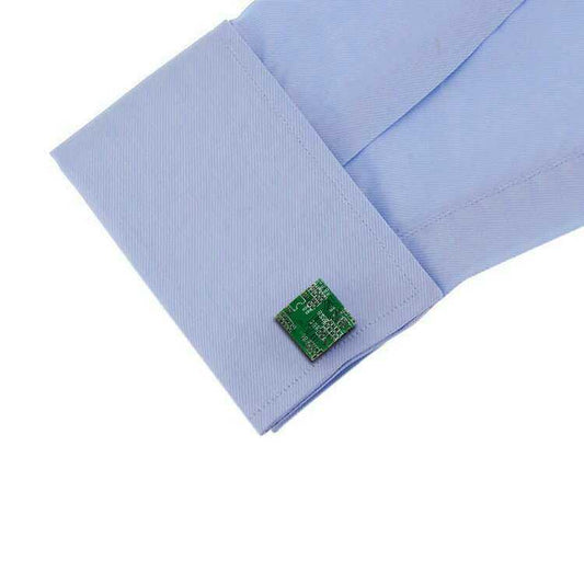 Circuit Board Cufflinks for Tech Enthusiasts and Professionals Cufflinks