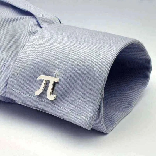 π Cufflinks - Chic Accessories for Math Lovers and Professionals Cufflinks
