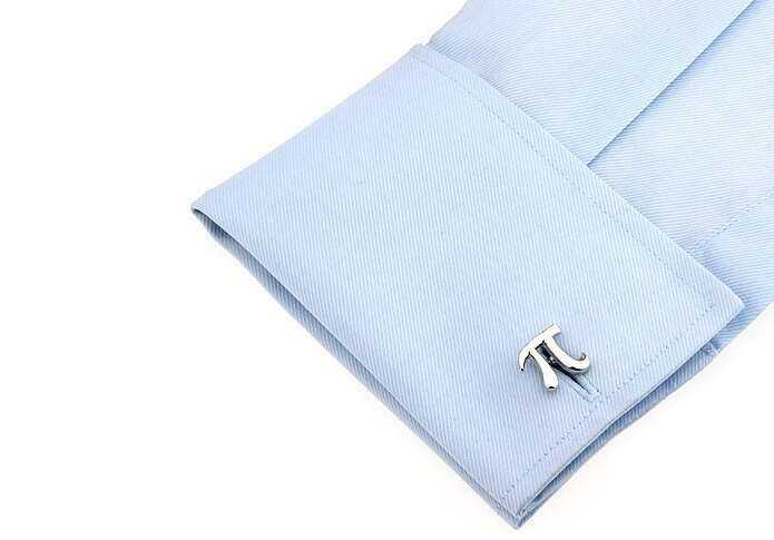 π Cufflinks - Chic Accessories for Math Lovers and Professionals Cufflinks