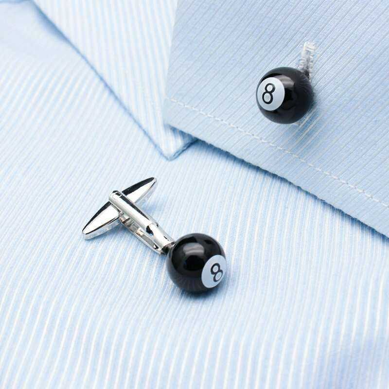 Billiards Cufflinks for Stylish Pool Enthusiasts Cufflinks